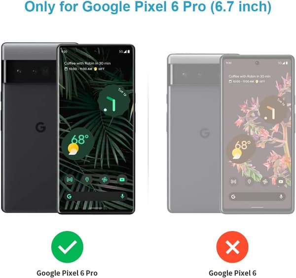 GOOGLE PIXEL 6 PRO 5G SLUTEN SKAL GRÅ ROSA