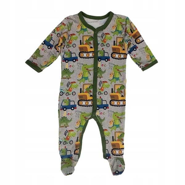 Body hel knäppt 98 barnpyjamas med dinosaurier
