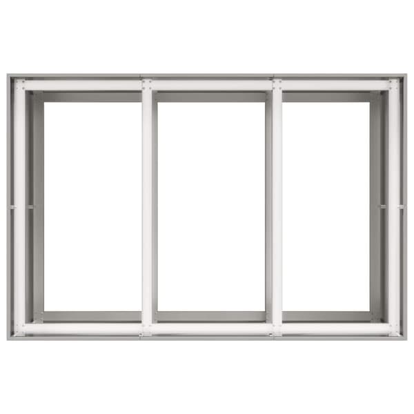 vidaXL Blomkruka 120x80x80 cm rostfritt stål