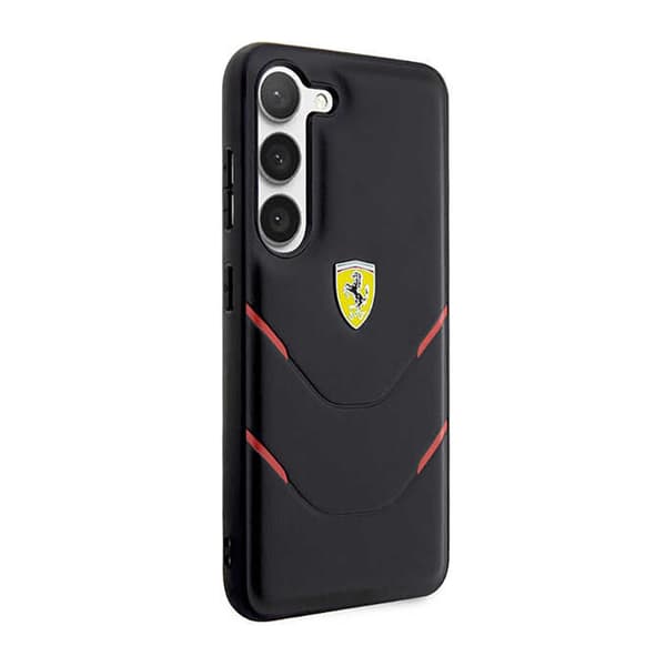 Ferrari Hot Stamp Lines - Samsung Galaxy S23+ cover (sort)
