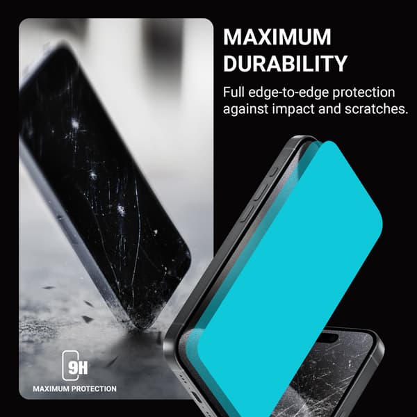 Crong Privacy 3D Armor Glass - Härdat integritetsglas för iPhone Air