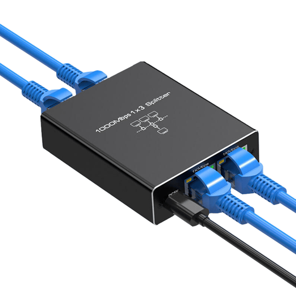 Splitter LAN 3 porte RJ45 1x3 Ethernet internet splitter 1000Mbps