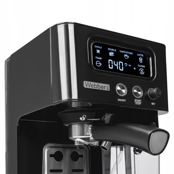 WEBBER 15 BAR M5 TRYKKAFFEMASKINE HALVAUTOMATISK