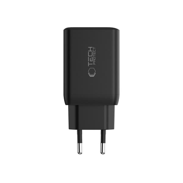 TECH-PROTECT NC45W-GAN 2-PORT NETVÆRKSOPLADDER PD45W SORT