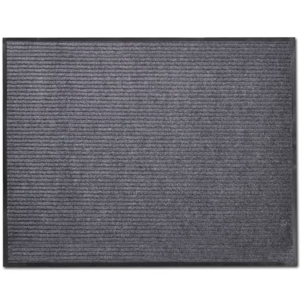 vidaXL PVC-ovimatto 120 x 180 cm harmaa