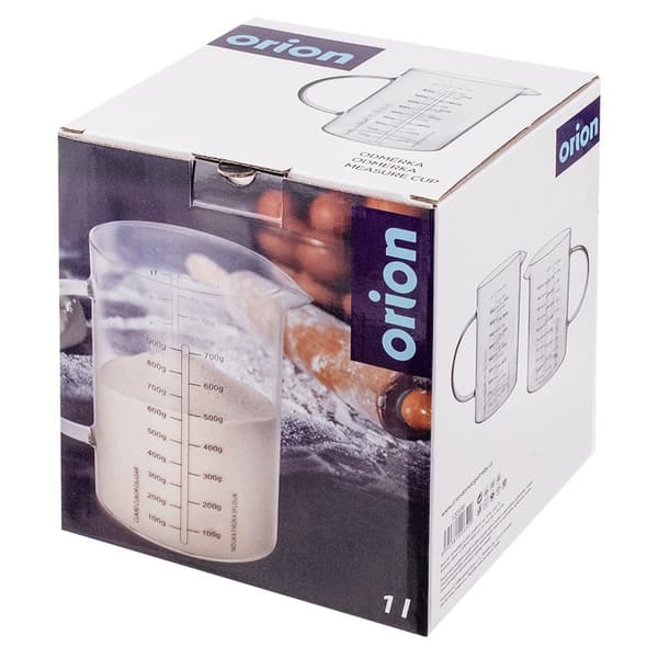 Køkkenmålekop i glas 1 liter