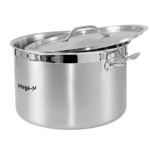 Mega-M PRO gastronomisk gryde medium med låg 44l 45 cm diameter 28 cm høj