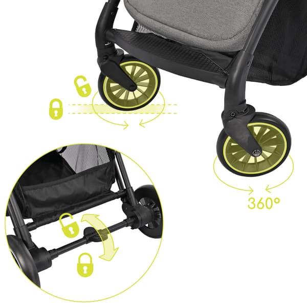 Lorelli Quick - automatiskt hopfällbar barnvagn upp till 22 kg | Ginger