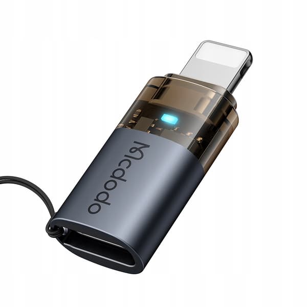 MCDODO USB-C-ADAPTER USB TYP C FÖR LIGHTNING IPHONE 13 14 LED