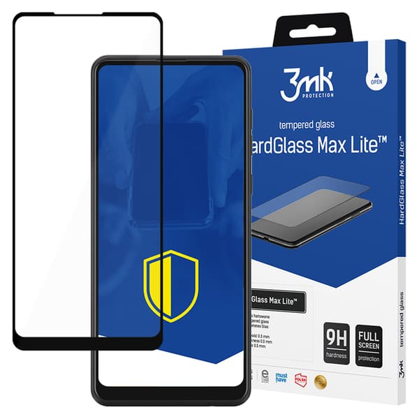 Samsung Galaxy A21 - 3mk HardGlass Max Lite Sort