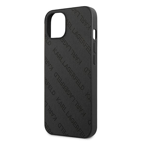 Karl Lagerfeld KLHCP13SPTLK iPhone 13 mini 5.4 hårdt cover sort/sort perforeret overdel