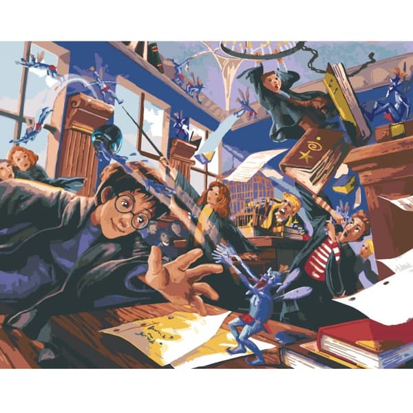 MALING EFTER TAL Billeder til maling - Harry Potter og Goblinerne 50x40 cm