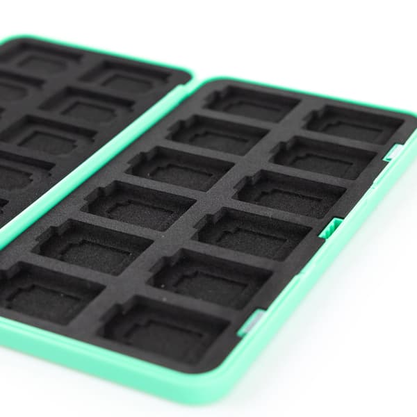 Nintendo Switch OLED Micro SD-kort organizer cover Luigi Mario Bros.