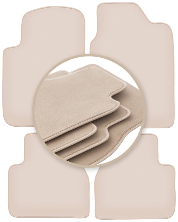 PREMIUM beige gulvmåtter til: Land Rover Freelander I SUV 1996-2006