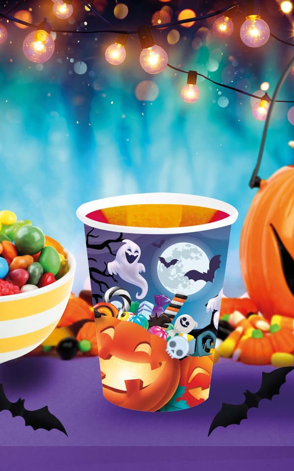 HALLOWEEN papkrus 240ml 6 stk.