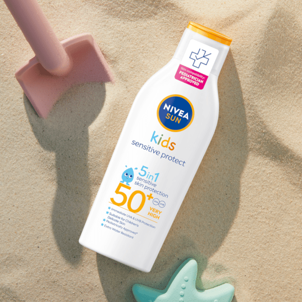 Nivea Solcreme Børn Sensitiv P&P SPF50+ 200ml