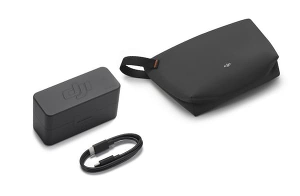 DJI Mic Mini 2S Trådlöst Mikrofonsystem (2 TX + 1 RX Laddningsfodral) Svart