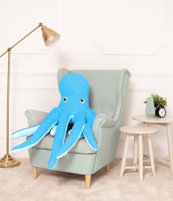 IKEA Octopus Blavingad sininen 80 cm