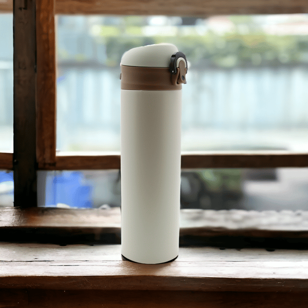 Termokrus i stål, 450 ml, til kaffe, te og vand