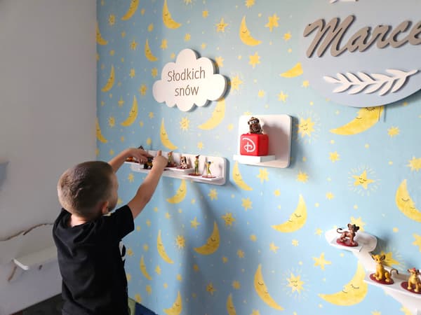 Disney-lydboksdisplay med én række