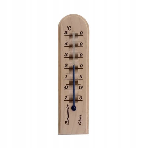 Træindendørstermometer til ophængning 20 cm 1 stk.