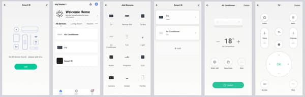 Tuya Zigbee Smart Remote 360 ​​​​Universell IR-fjärrkontroll