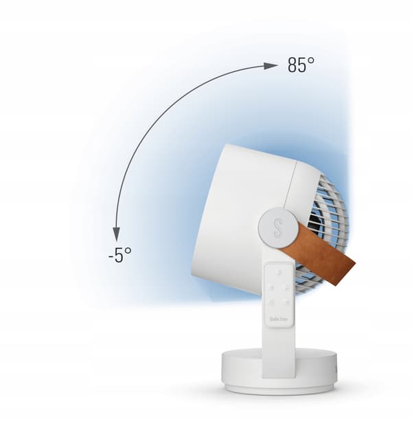 LEO STADLER FORM BORDVENTILATOR HVID 3D OSCILLATIVENTILATOR