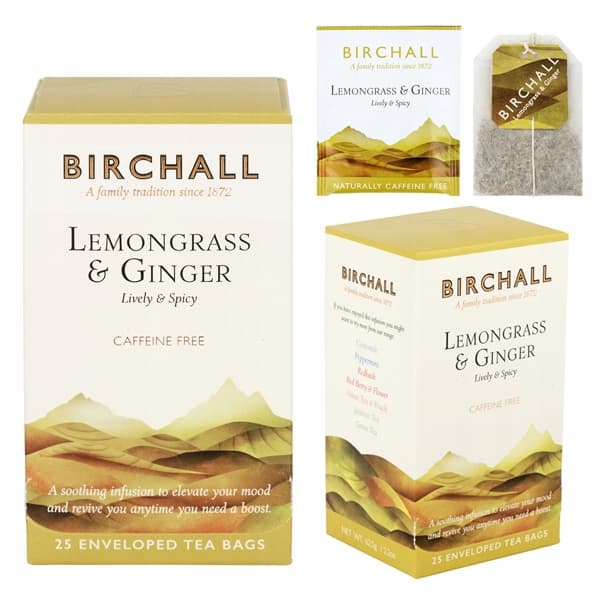Te Tepose Citrongræs og Ingefær -25 Birchall