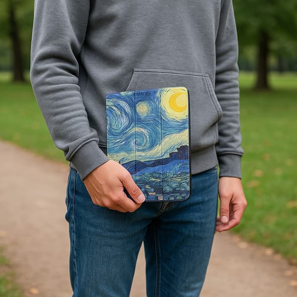 Etui Graphic Galaxy Tab S6 Lite 22/24 - Stjernehimmel