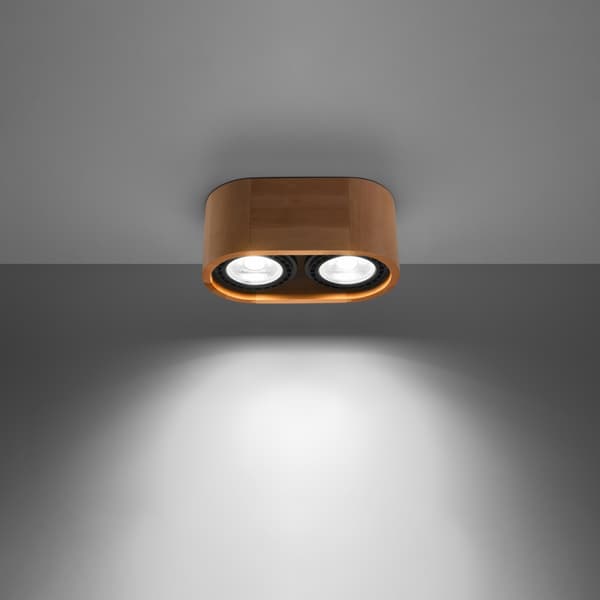 BASIC 2 LOFTSLAMPE GU10 ES111 NATURTRÆ SOLLUX SL.0914