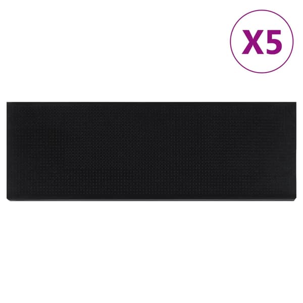 vidaXL Trappsteg, 5 st, 25x75 cm, gummi