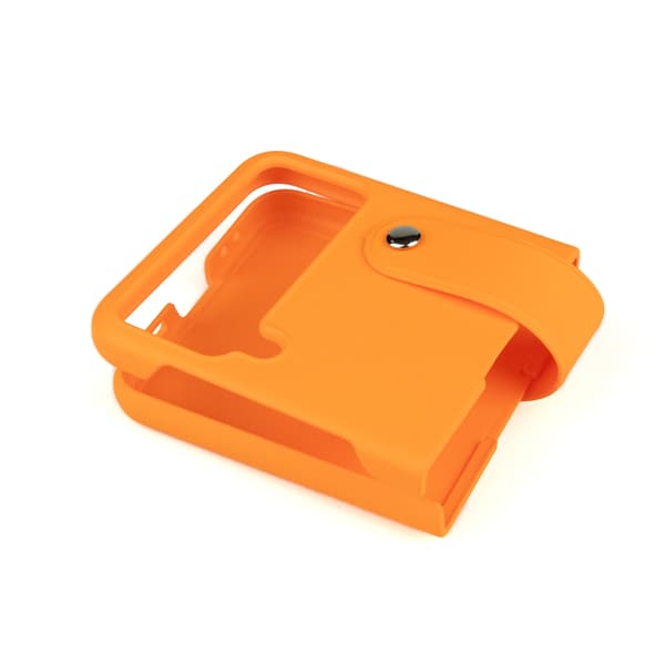 SAMMENDBART ETUI TIL SAMSUNG GALAXY Z FLIP 4 ORANGE + HOLDER