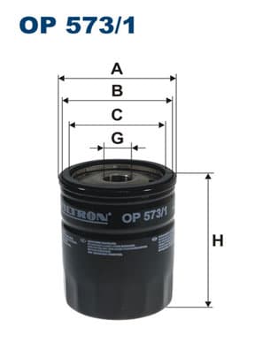 ÖLJYNSUODATIN OP5731 FILTRON