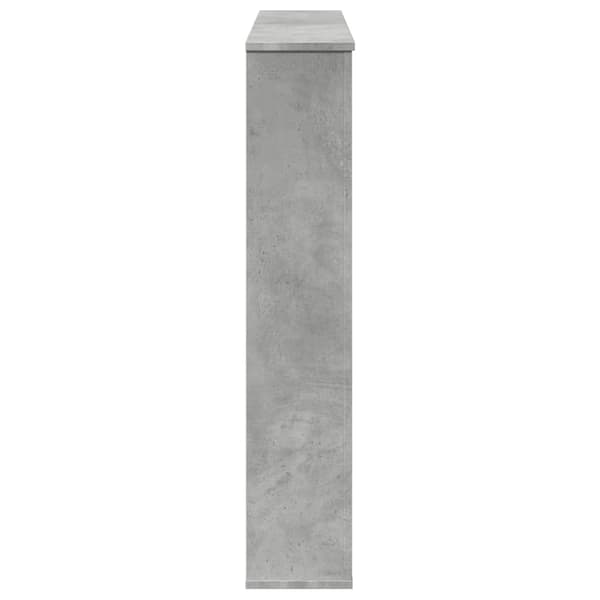 vidaXL Spismantel betong grå 100x20x100 cm