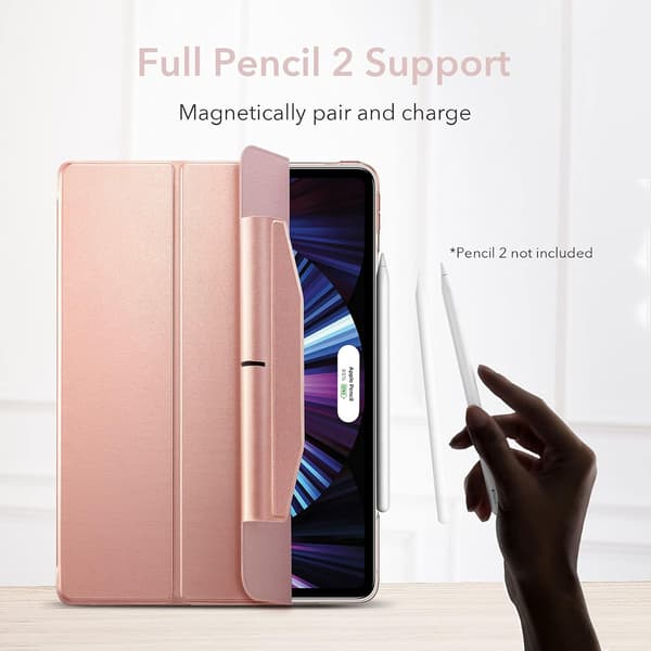 LUKKET ETUI TIL APPLE IPAD PRO 11' 3. GEN. 2021 LYSERØD