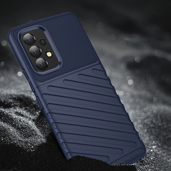 Thunder Case flexibelt armerat skal Samsung Galaxy A53 5G blå