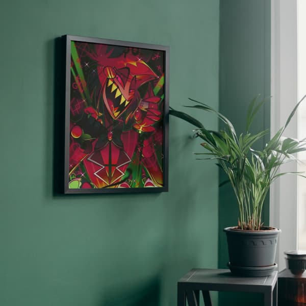 MALING EFTER TAL Billeder til maleri Hazbin Hotel Alastor 40x50 cm