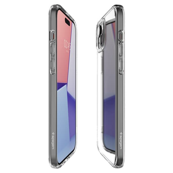 Spigen Ultra Hybrid - Etui til iPhone 15 (Klar)