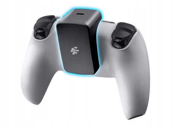 PS5-ohjaimen akku 2000mAh pikalataus Flashfire musta