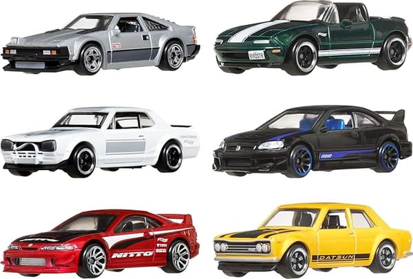 HOT Wheels Streets of Japan samlarset 6 delar JBY77