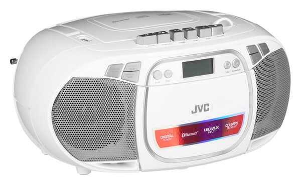JVC RC-E451W Högtalare vit radiospelare