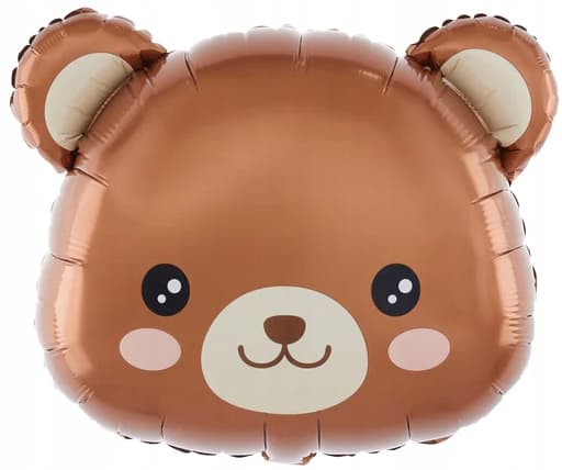 Bamse Folieballonhoved Dyrefest 60cm