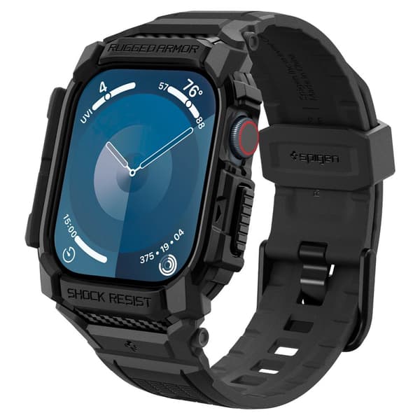 SPIGEN RUGGED ARMOR PRO APPLE WATCH 10 (42 MM) MATTSVART