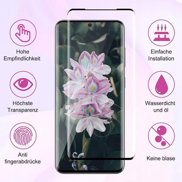 2x Hærdet glas til Samsung Galaxy S20 kamera