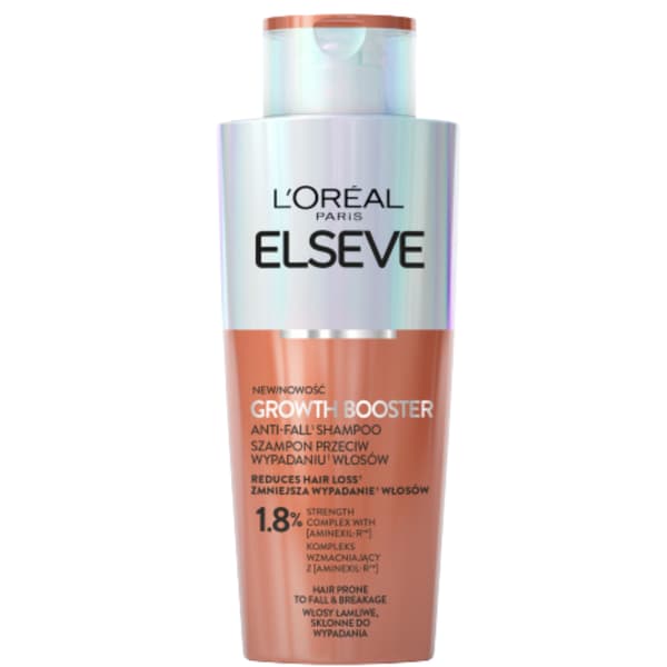 L'Oréal Elseve Vækstbooster Anti-Hårtab Shampoo 200ml