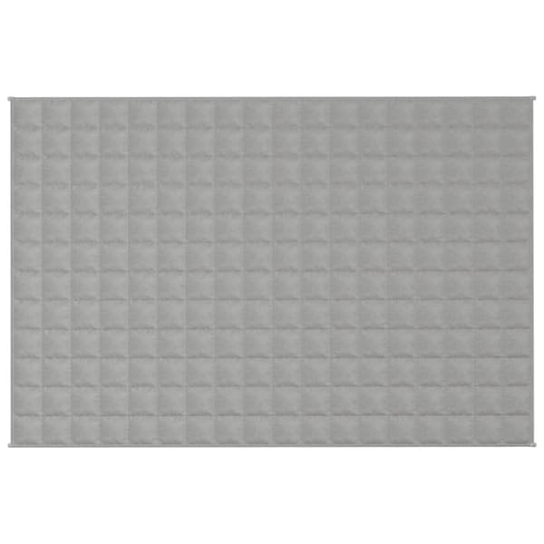 vidaXL Tyngdfilt, Grå, 122x183 cm, 5 kg, Tyg