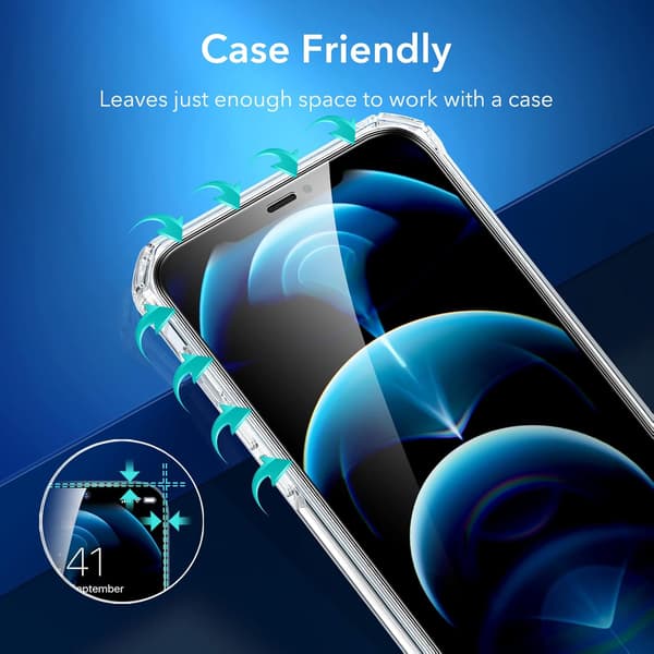 3-OSAINEN KARKAISTU LASISUOJA APPLE IPHONE 12 PRO MAX A2342:LLE
