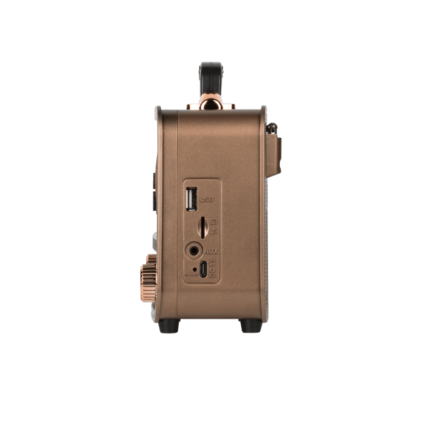 Kruger&Matz Bluetooth microSD bærbar analog AM/FM-radio med batterier