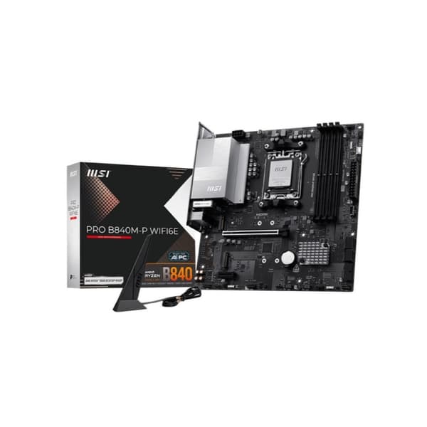 MSI PRO B840M-P WIFI6E moderkort, PCIe 4.0
