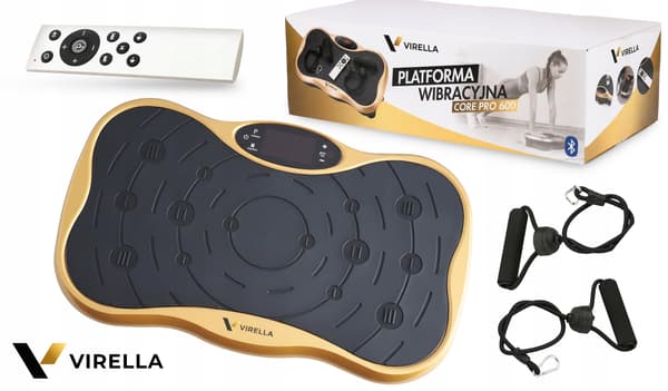 VIBRATIONSPLATFORM VIBRERENDE TRÆNINGSMASSAGEAPPARAT ANTI-CELLULIT + E-BOG